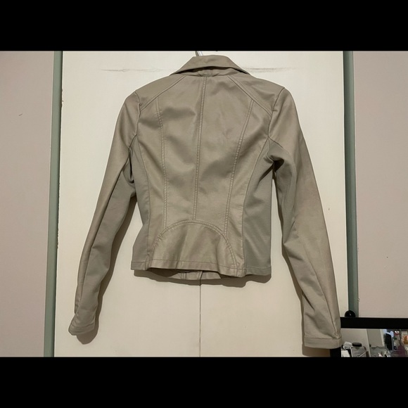 Dynamite cropped leather jacket - Picture 2 of 6